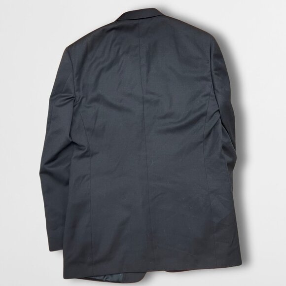 Tommy Hilfiger 3-Button Black Blazer – Classic Formal Suit Jacket - Picture 4 of 5
